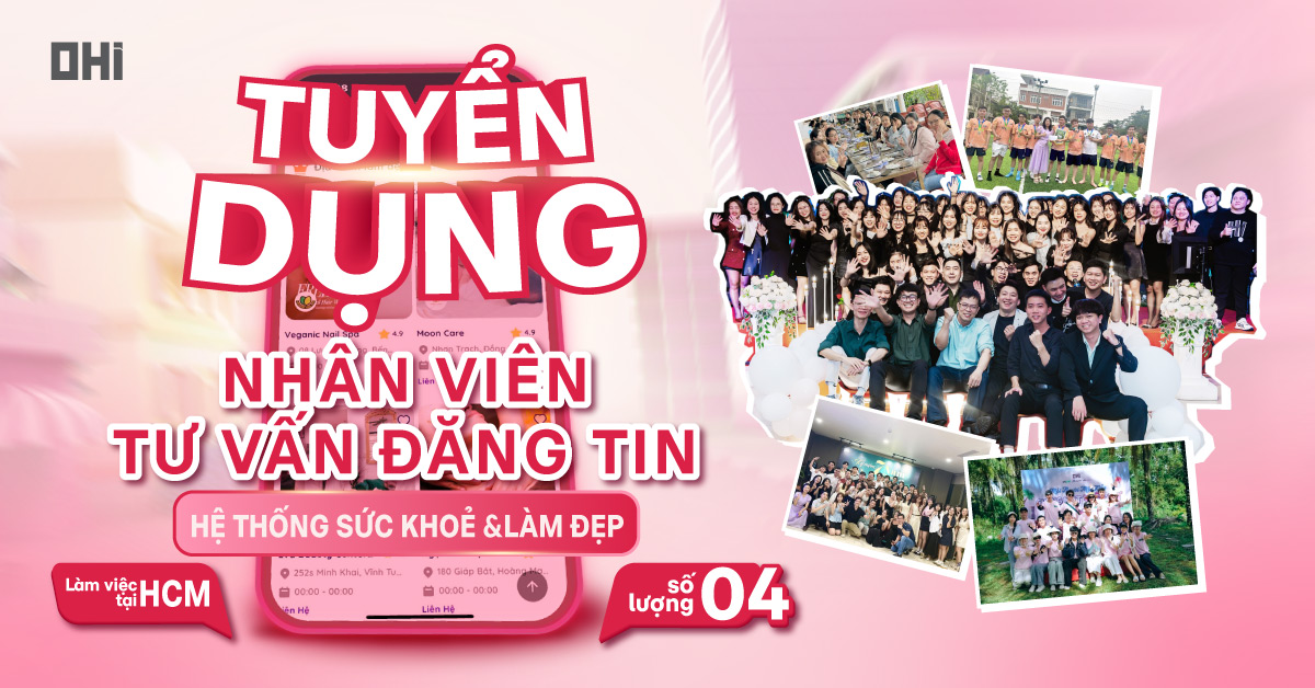 Nhân viên tư vấn Hệ thống Sức khoẻ & Làm đẹp - Ohbeauti.vn