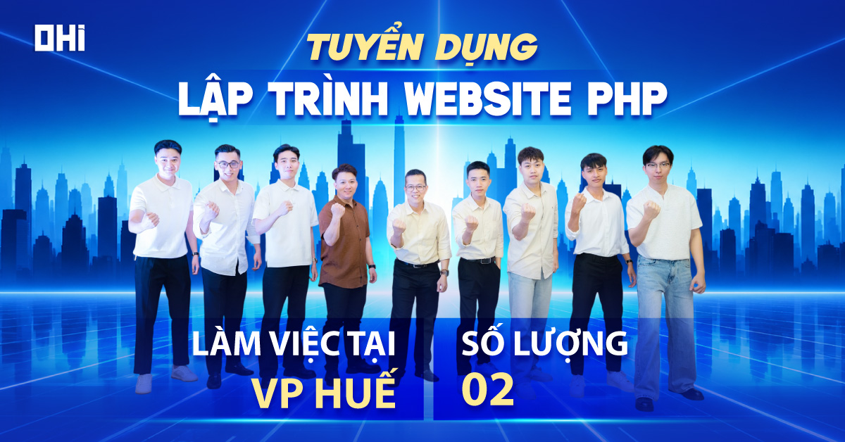 Tuyển dụng Full-Stack Developer (PHP/LARAVEL/MySQL)