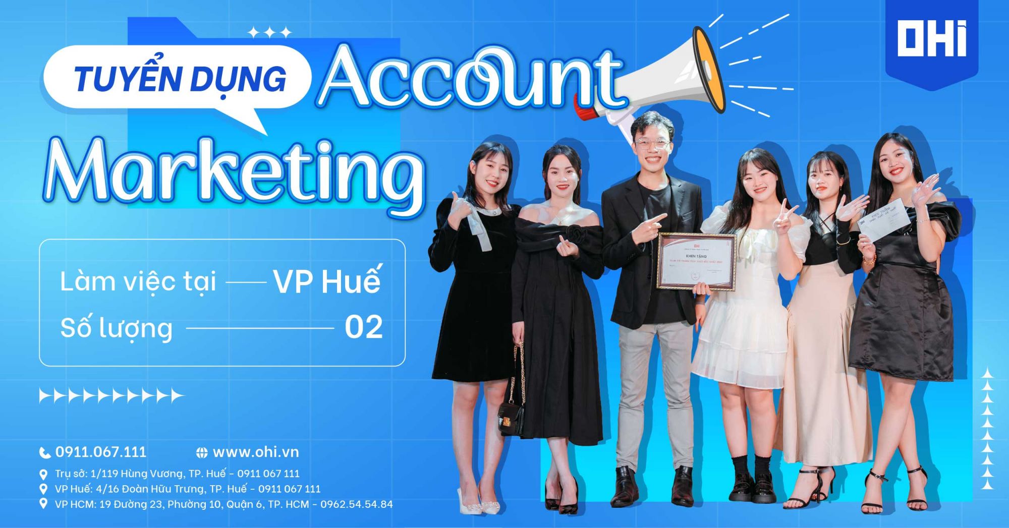 Tuyển dụng Nhân Viên Account Marketing