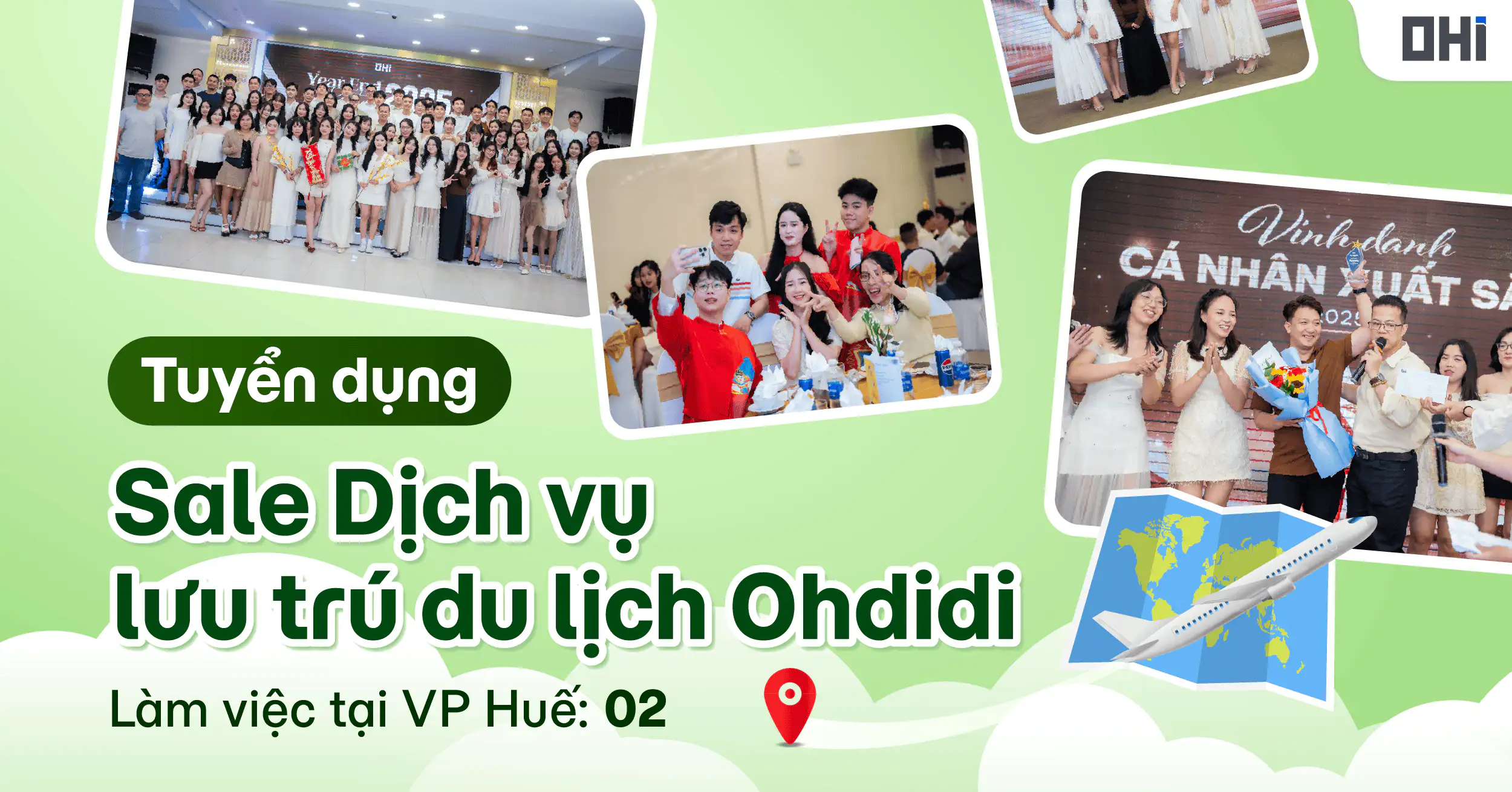 Nhân viên Sale dịch vụ lưu trú du lịch Ohdidi