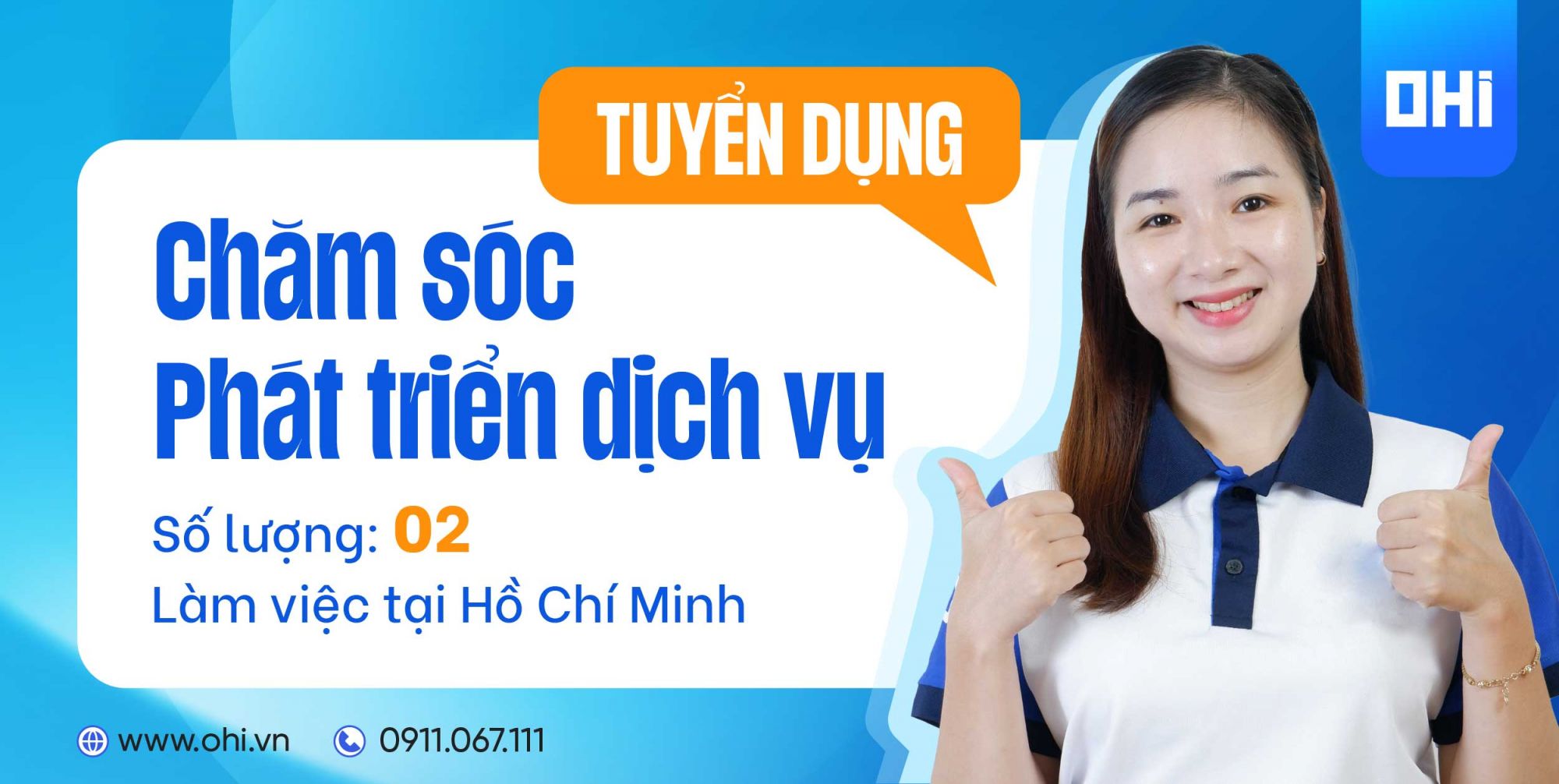 Nhân viên Chăm sóc và Phát triển Dịch vụ - Làm việc tại Huế