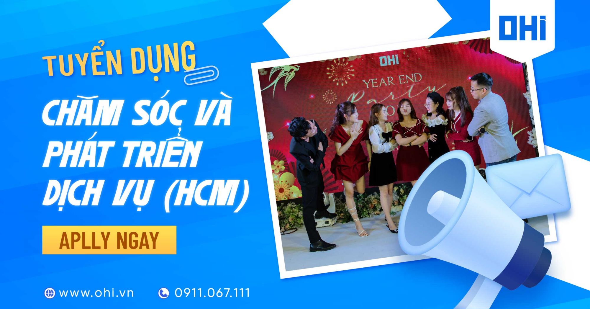 Nhân viên Chăm sóc và Phát triển Dịch vụ - Làm việc tại Hồ Chí Minh