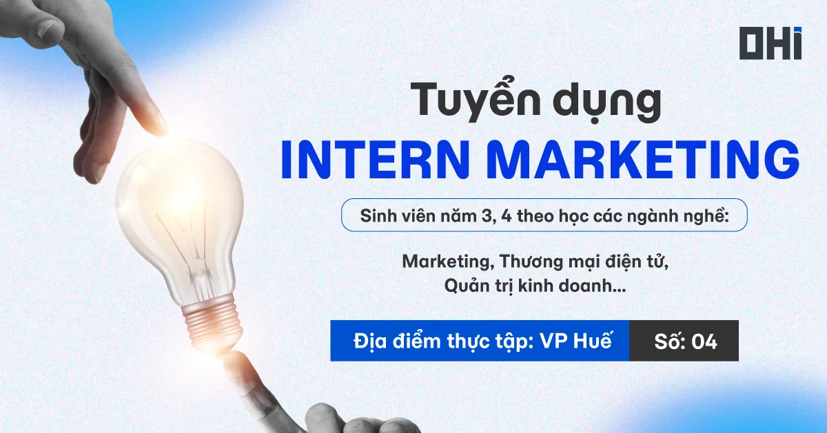 Tuyển Intern Marketing
